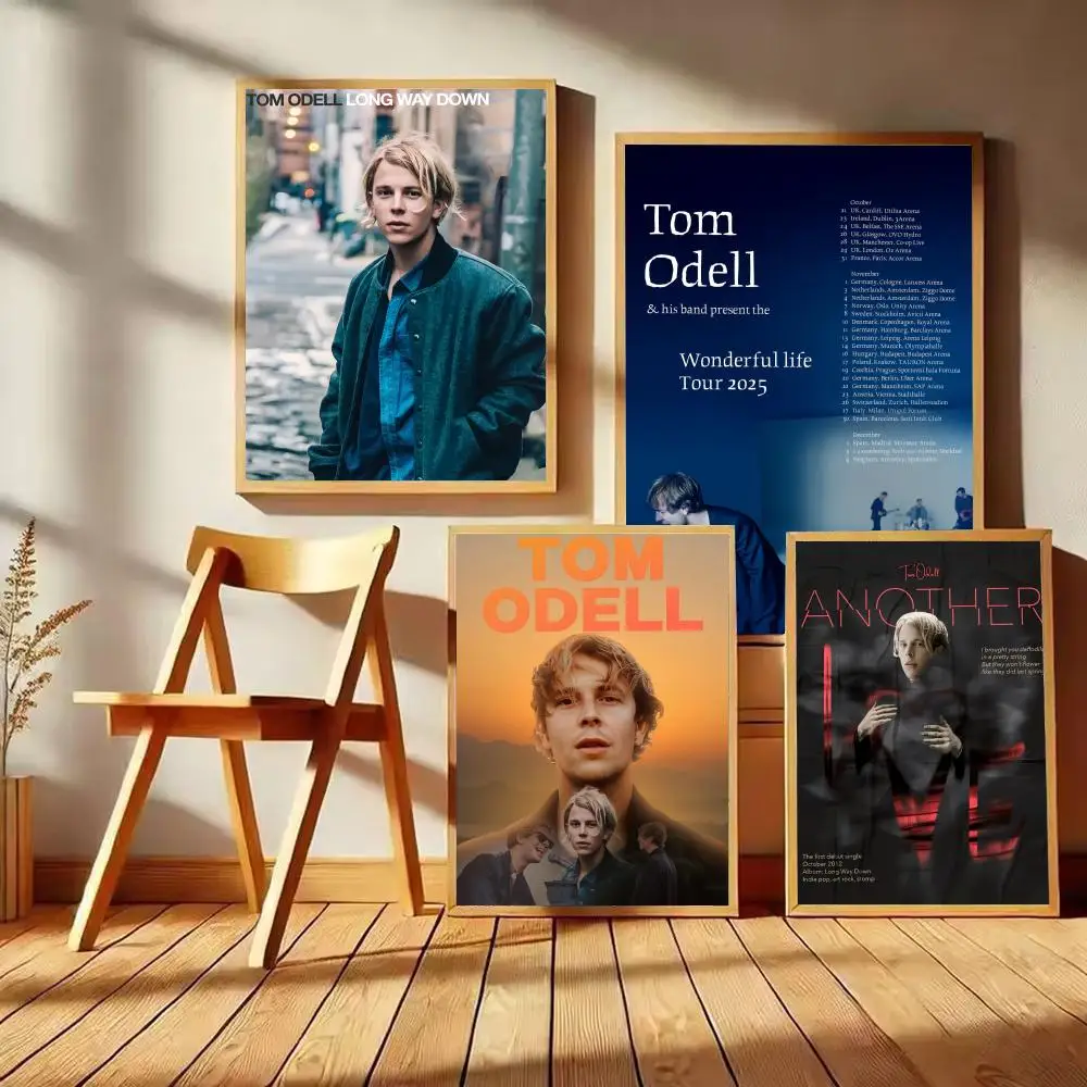 Singer T-Tom Odell A Wonderful Life Poster Self-adhesive Art