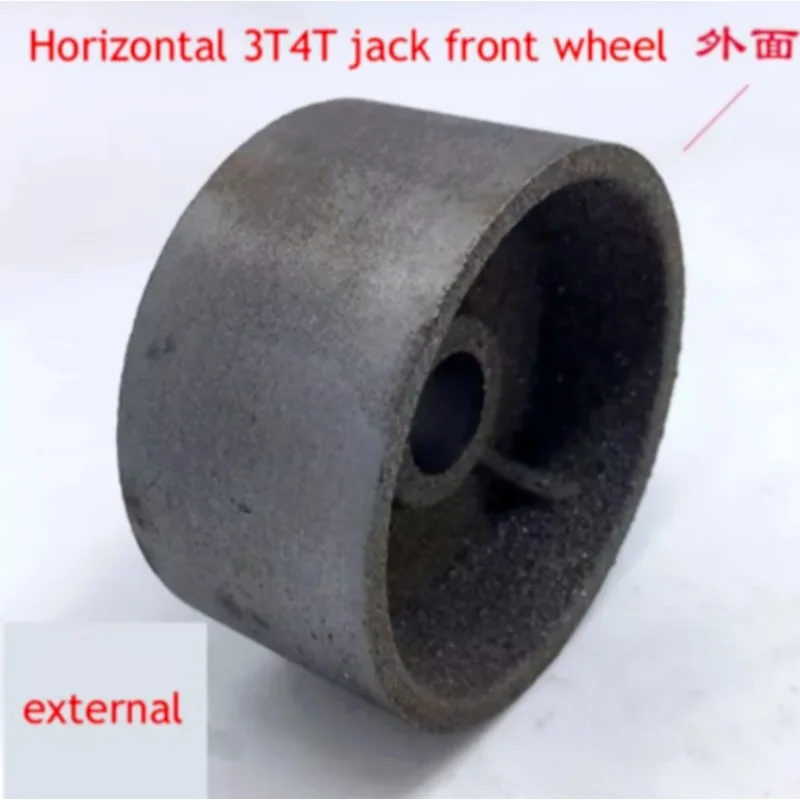 3T 4T Horizontal Jack Iron Wheel Reel Wheel Hydraulic Jack Front Wheel 1PC