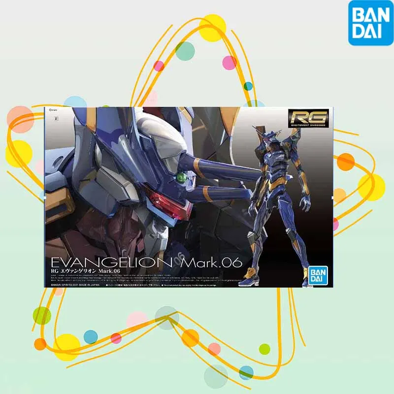 

BANDAI Original GUNDAM RG EVA SERIES EVA MARK.06 Anime Action Figure Assembly Model Toys Collectible Model Ornaments Gifts