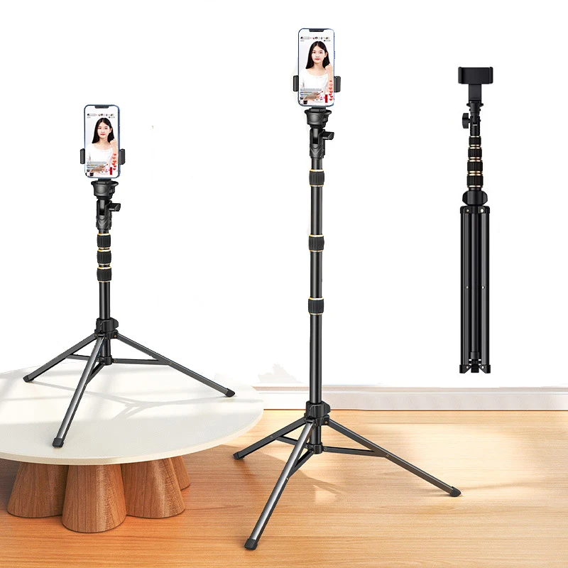 

Выдвижной портативный штатив-монопод из алюминиевого сплава, палка для селфи с держателем-зажимом для мобильных телефонов для камеры GoPro Hero Insta 360