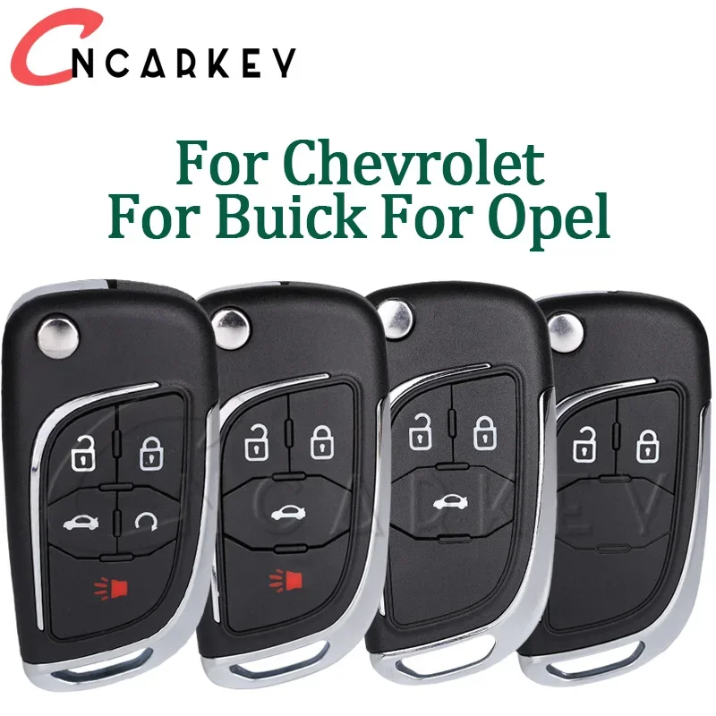 For Chevrolet Cruze Epica Lova Camaro Opel Vauxhall Insignia Astra Mokka Buick Modified Folding Remote Car Key Shell 2345buttons