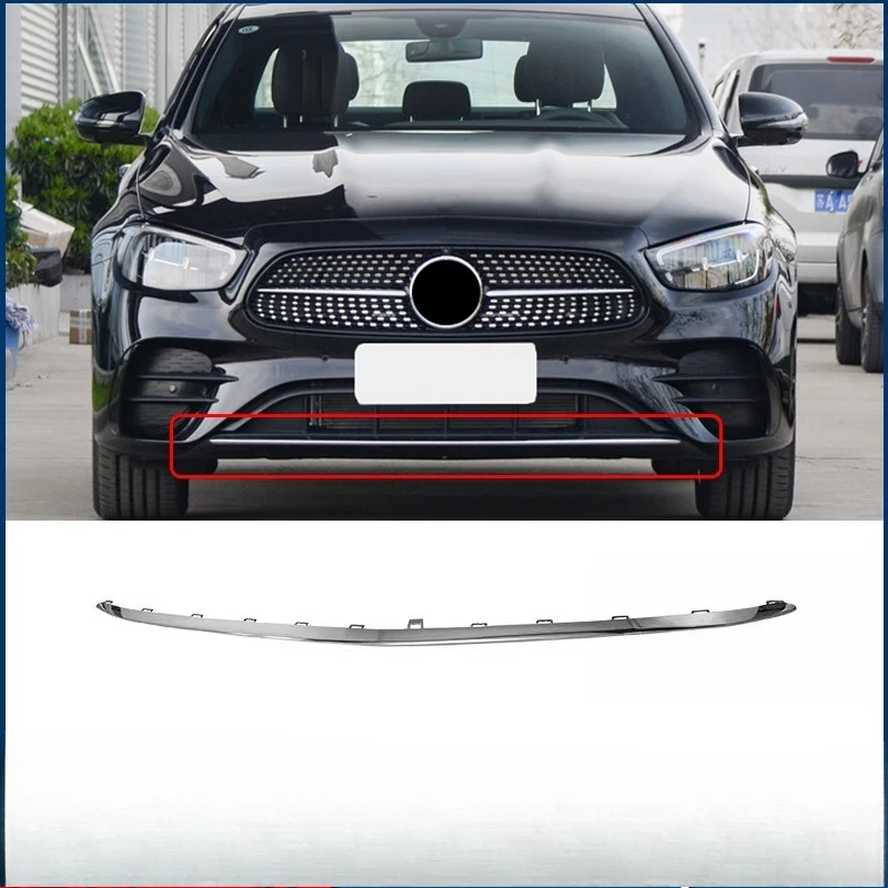 

Suitable for Mercedes-Benz E-Class front bumper E300L chrome-plated bright strip E260L electroplated trim strip E350L