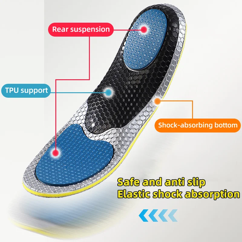 Gel Orthopedic Shoes Sole Insoles For Feet Medicine Arch Foot Pad Correction Flat Foot Shoe Pad Arch Support Sports Shoes Insert