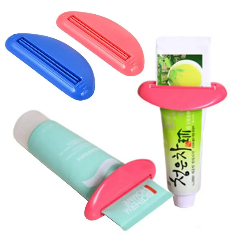 Dispensador Manual de pasta de dientes multifunción, exprimidor de tubo de crema, Clip de extrusión de pasta exprimidora para baño, 1 Uds.