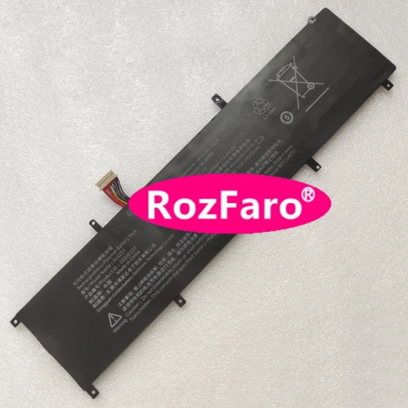 RozFaro For Ninkear N15 Pro For Lingrui Air15 GLX253-3S1P GLX253 20200327 11-pin11-wire Laptop Battery For ADDIN MaxBook X15