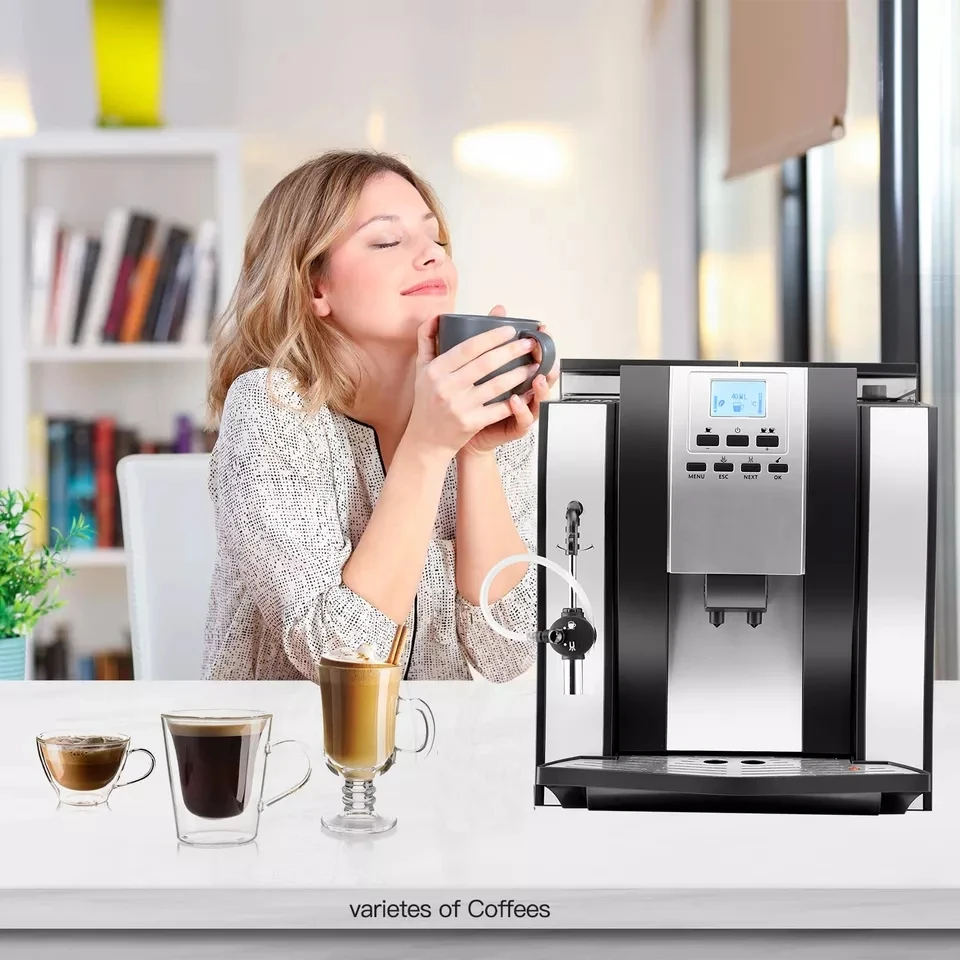 Commercial All-in-One Machine For home Use Smart Touch Screen 19 Bar Full Automatic Coffee Machine