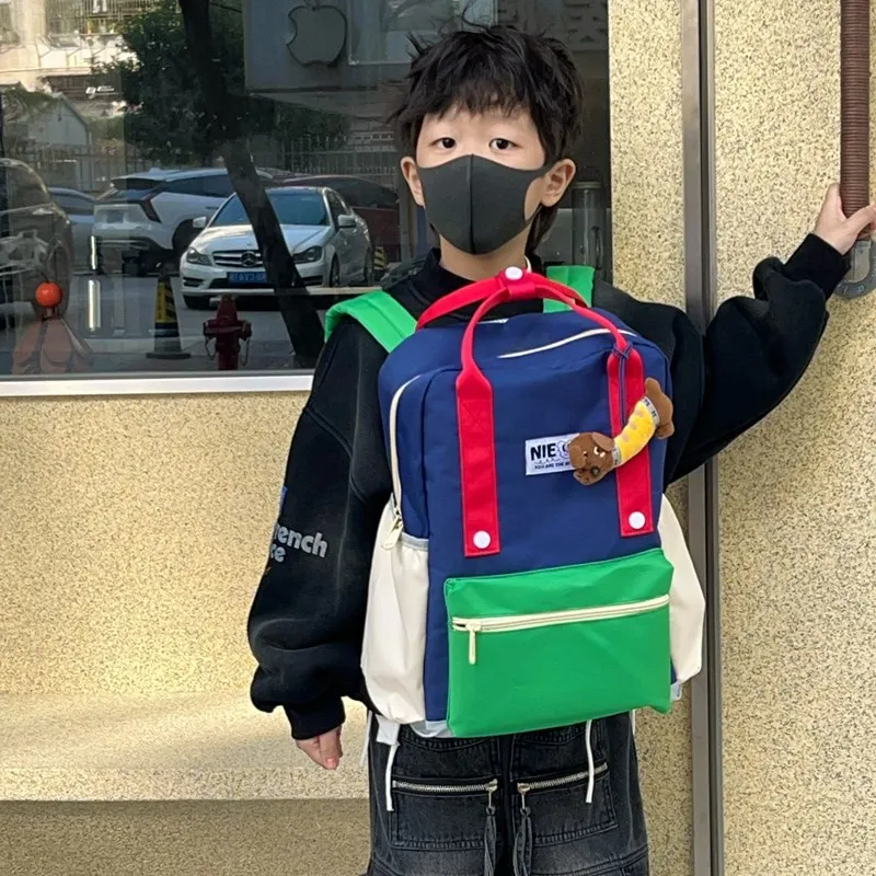 

Милый легкий детский рюкзак для мальчиков, модный рюкзак с мультяшным принтом, школьная сумка, рюкзаки для малышей, школьные ранцы, Mochilas Mujer