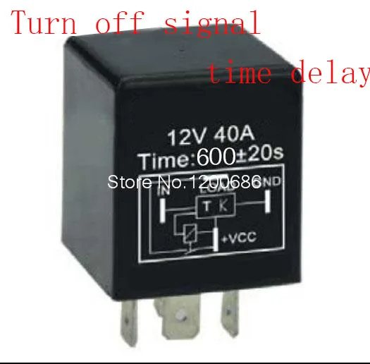 

FN YS020 30A 10 minutes delay off after switch turn off Automotive 12V Time Delay Relay SPDT 600 second delay release off relay