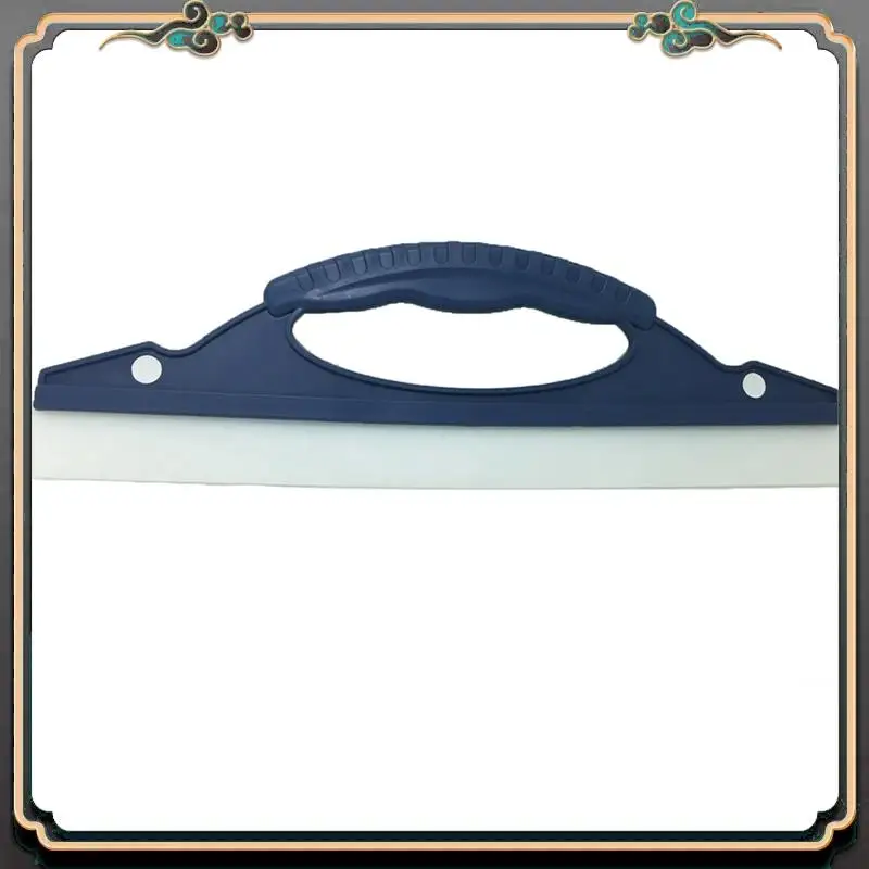 M45K-10Pcs de silicona suave, práctico escurridor, hoja de goma, hoja de secado, raspador de película de raspado limpio, accesorios para coche