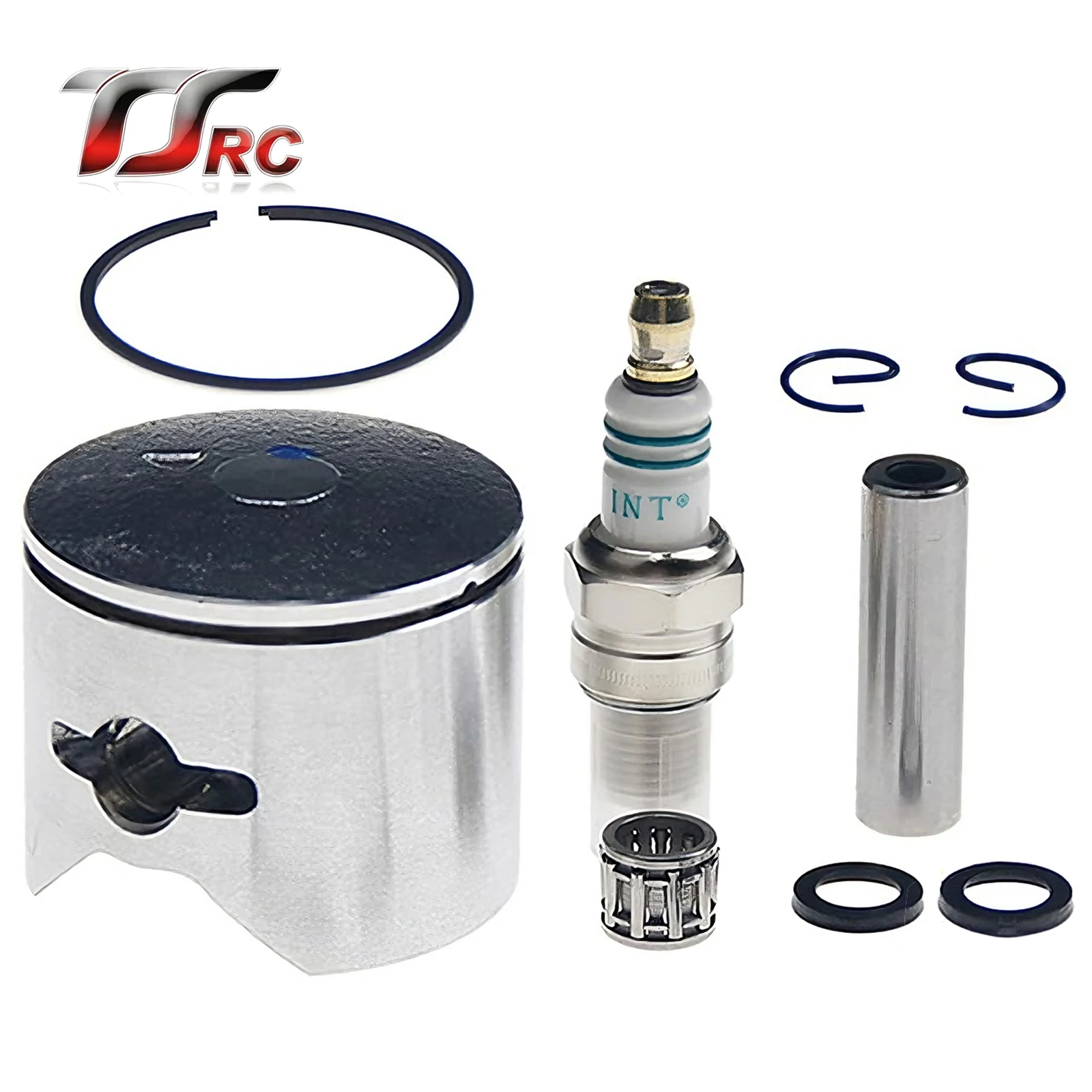 FLMLF RC Car Piston Kit 32mm~39mm High Performance Pistons for 23CC~36CC Zenoah CY for 1/5 HPI Baja 5B FG LOSI 5IVE T Goped