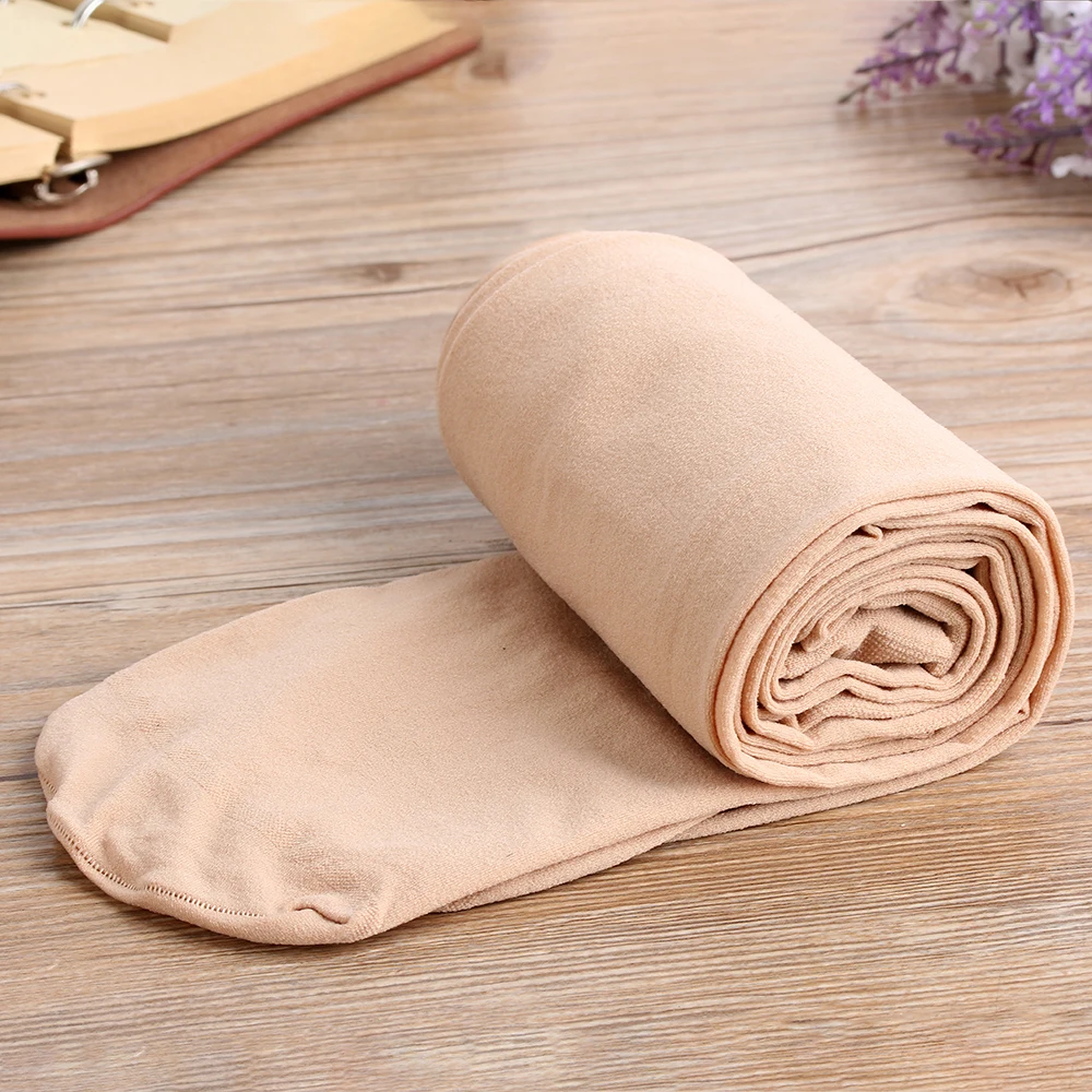 امرأة حجم كبير مثير مبهمة جوارب طويلة سميكة القدمين الإناث الدافئة الملونة لينة المخملية الجوارب سوبر مرونة شفافة طماق #4