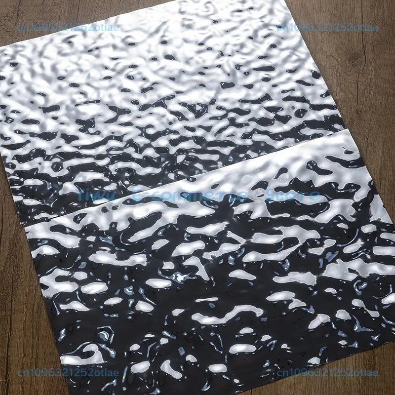 

Гофрированная доска с водой. Зеркальная пленка. Металлическая декоративная пленка. Витрина для мероприятий. Потолочный свадебный фон. Зеркало с тиснением.