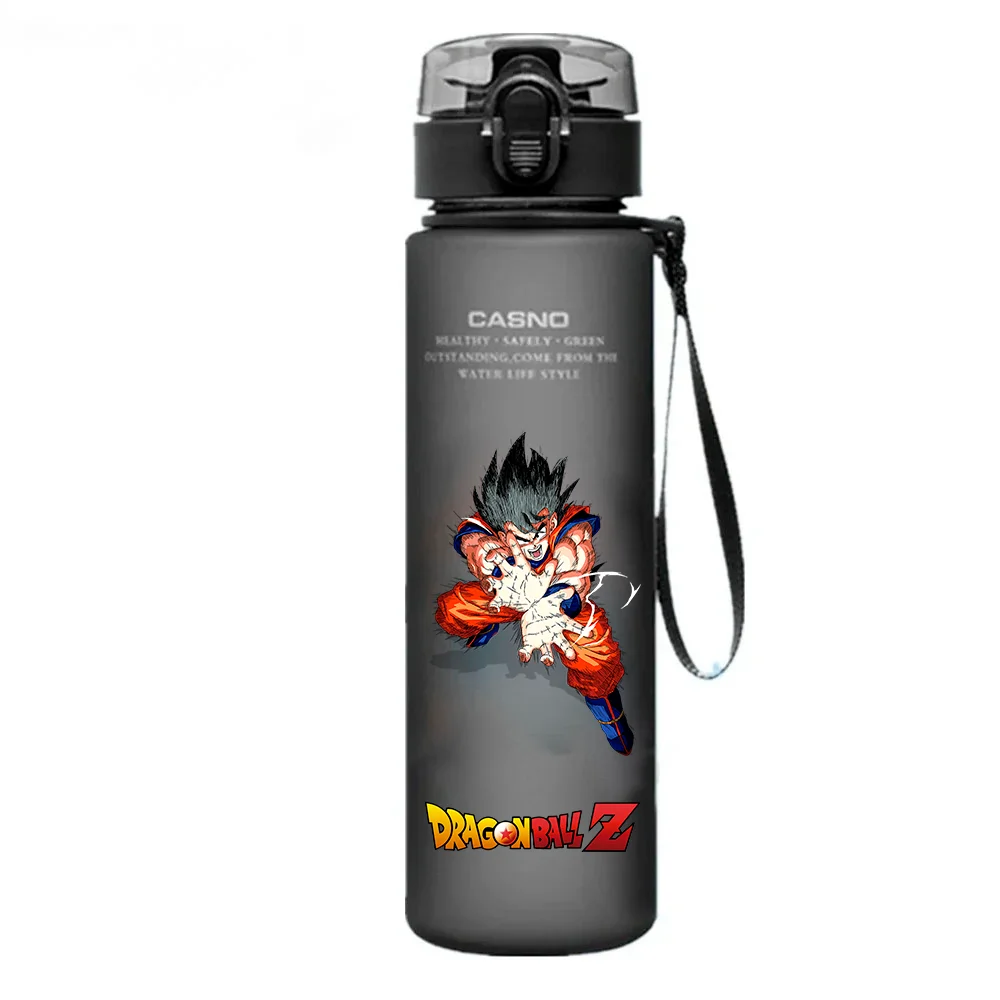 560ml Dragon Ball Water Bottle Large Capacity Drinking Cup Portable Adult Outdoor Sports Kid Drinking Water Cup Vegeta Son Goku