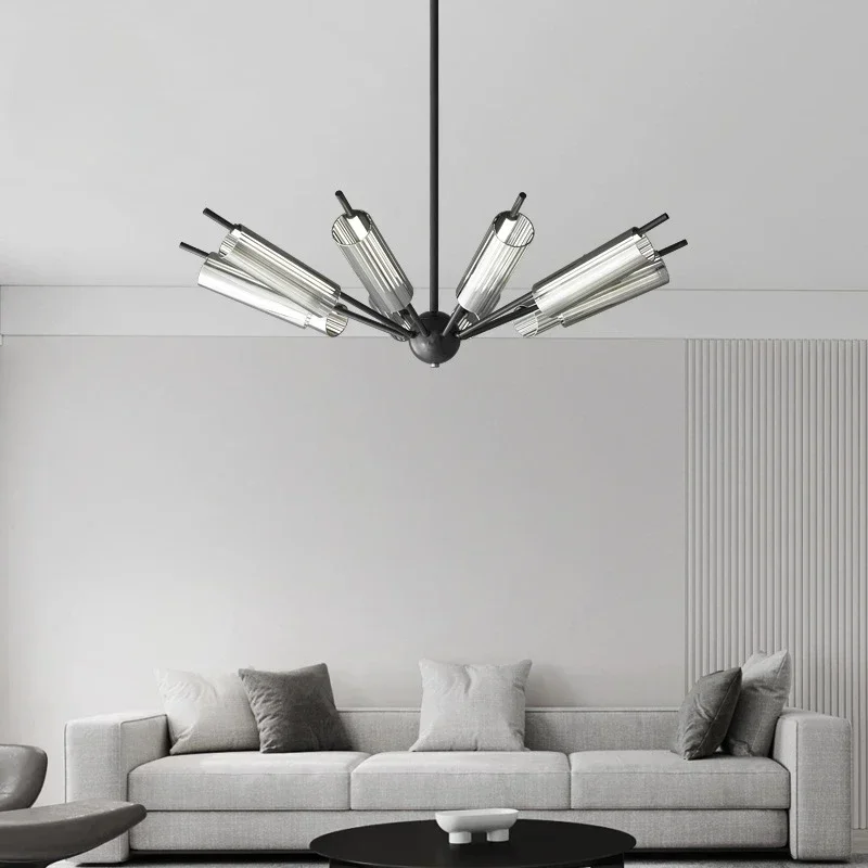 

Italian Light Luxury All Copper LED Chandelier Minimalist Post-Modern Light for Restaurant, Bedroom & Coffee Shop