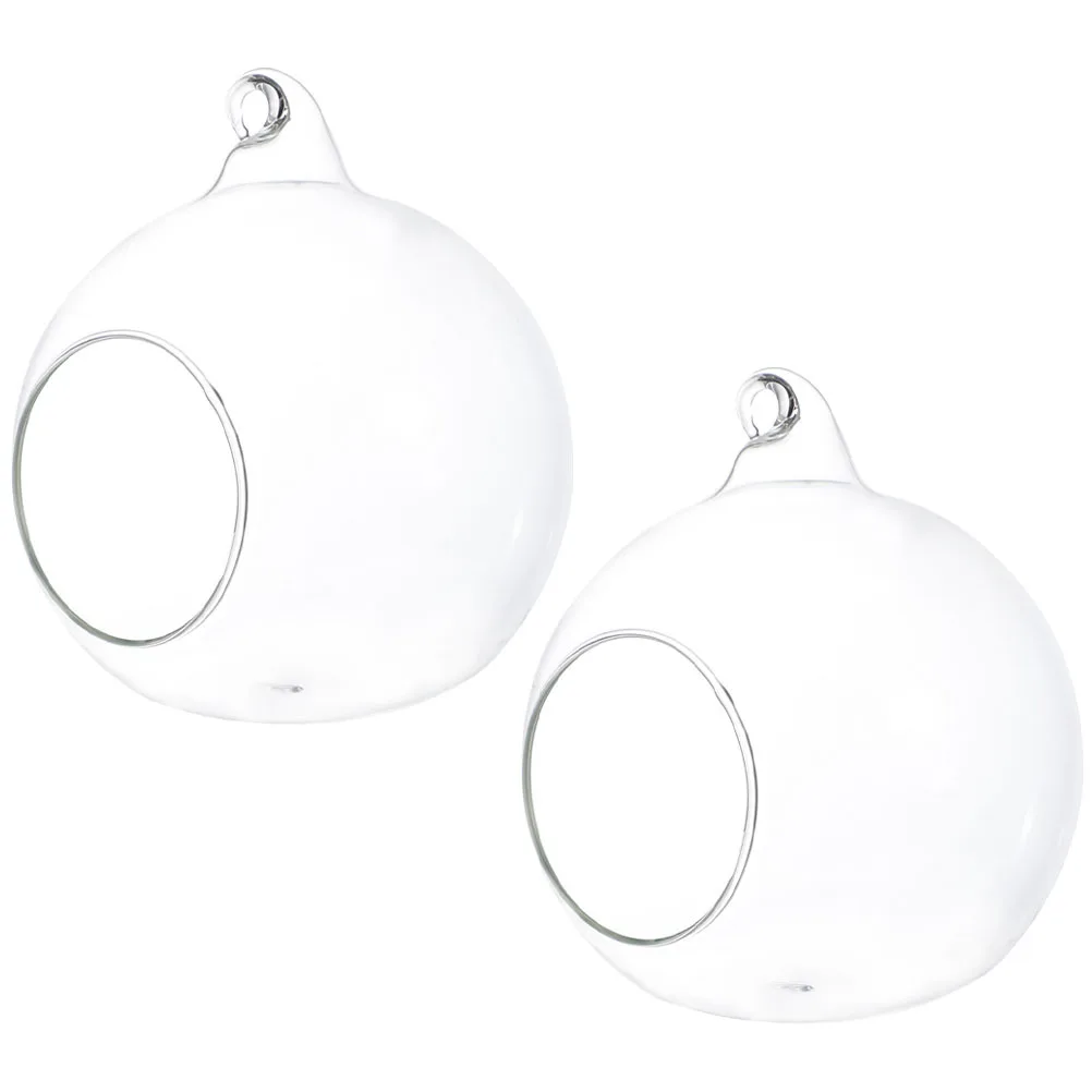 

2Pcs Hamster Cooling Nest Durable Glass Small Pets House Transparent Summer Cooling Hideout Glass Hamster Cage