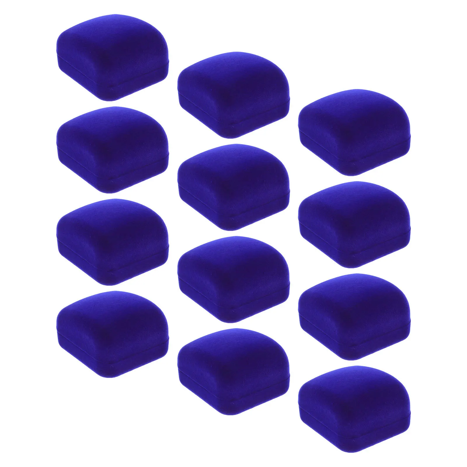 

12Pcs Blue Medal Award Display Case Badge Lapel Pin Holder Box Student Award Box Competition Medal Display Frame Storage