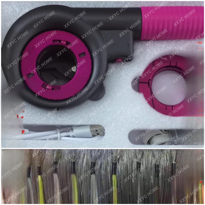 Crystal wire hair extender Feisu electric automatic machine tool seamless handle real hair piece