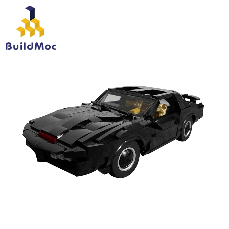 

MOC Building Blocks Set Knights Riders KITT Car Bricks Model Speed Champions Sports Building Blocks for Kids Super Racers Toy