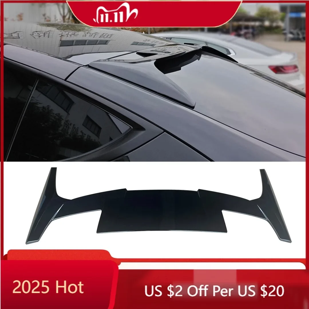 

Car Sticker Roof Rear Spoiler Wing Sport Trunk Lip Modification Tail Tuning Accessories For Rear Roof Spoiler For Tesla Model 3