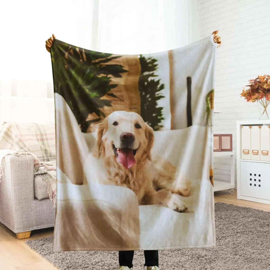 Customizable Photo Blanket, Photo Collage Gifts for him or her, Family & Friends Custom Gifts, Special Memory Keepsake for Weddi