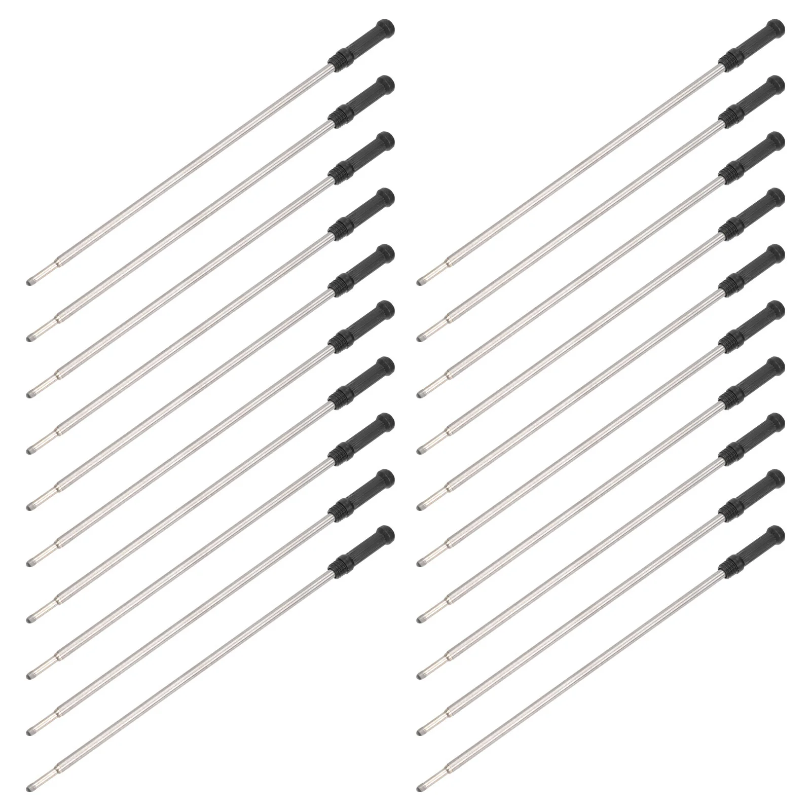 Ricariche per penne a sfera da 20 pezzi per penne a croce Ricarica per penne a punta fine - Ricarica per penna a sfera con inchiostro nero