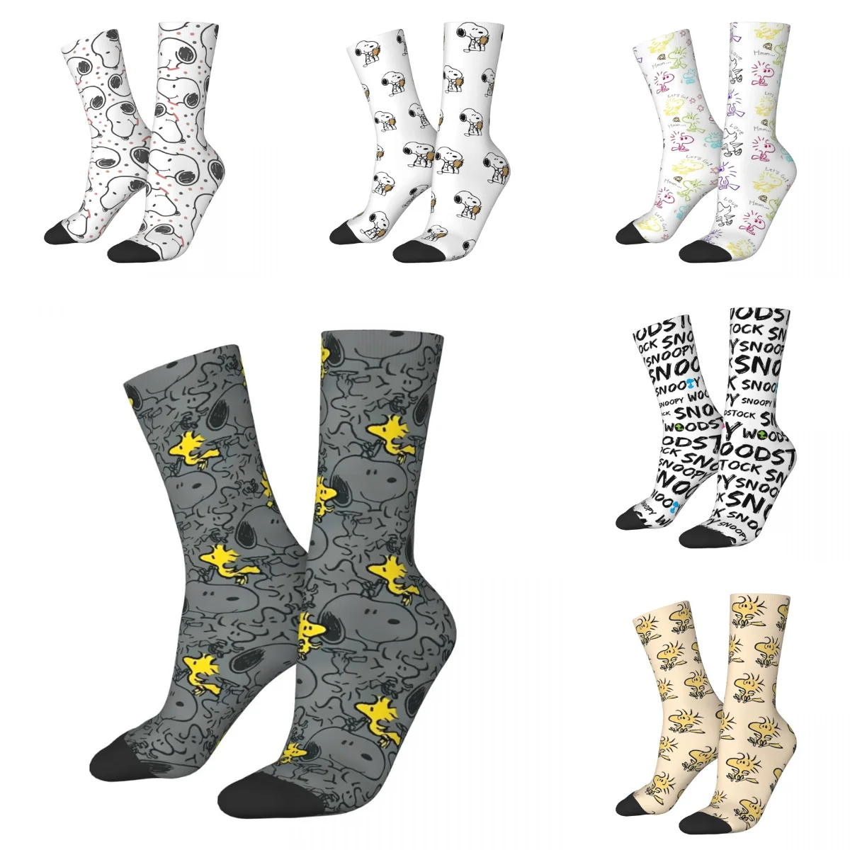 סנופי קריאה גרביים גברים גרביים גותי רך גרביים גותית רכה חורף עיצוב גרביים מתנה ליום הולדת