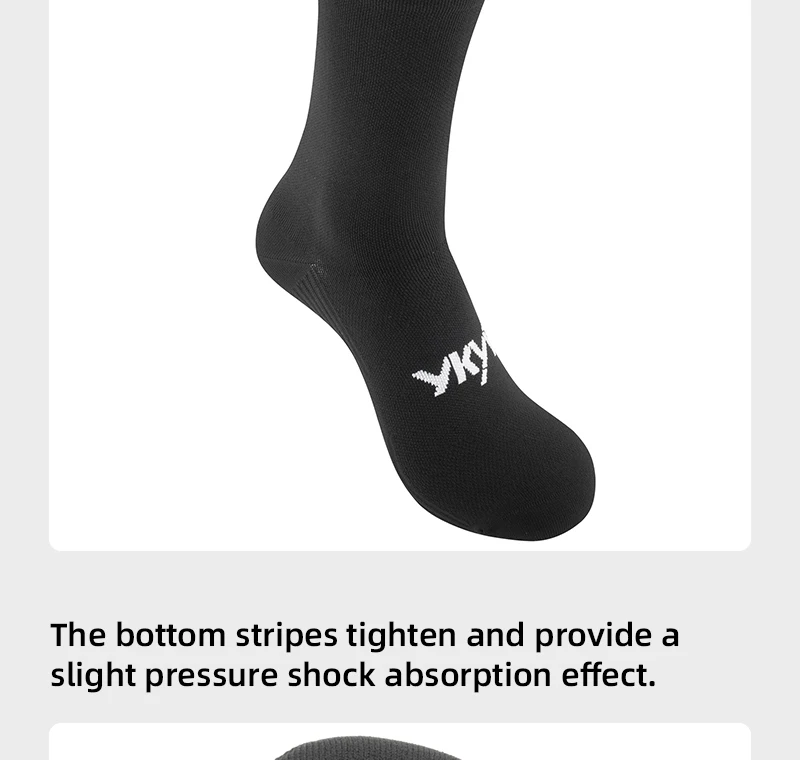 YKYWBIKE Rennradsocken Outdoor Fahrrad Rennrad Laufsportsocken Atmungsaktive Feuchtigkeitsabsorbierende Socken Unisex 14 Farben – Detail 7