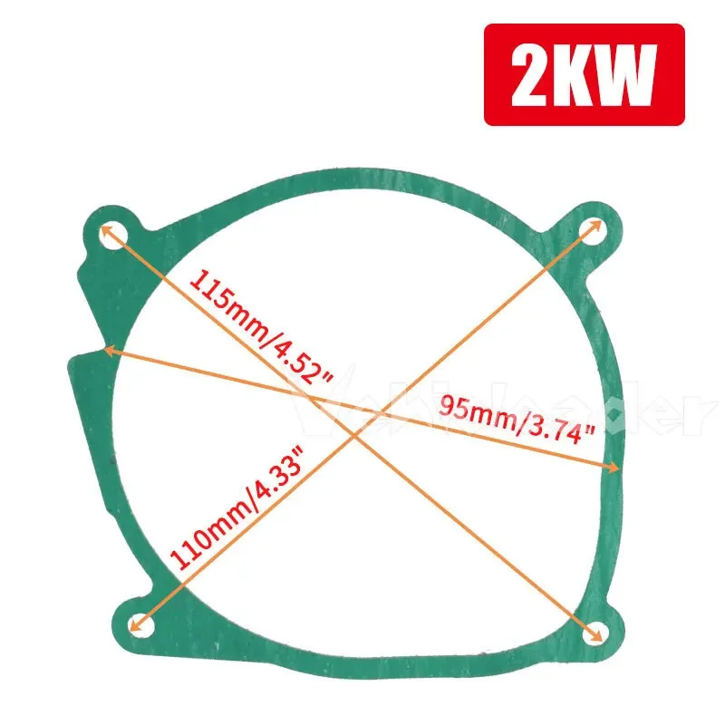 1/5/10pcs/lot 2KW 5KW Camping Truck Cab Diesel Heater Blower Fan Motor Gaskets For Eberspacher Airtronic  D2/D4/D4S