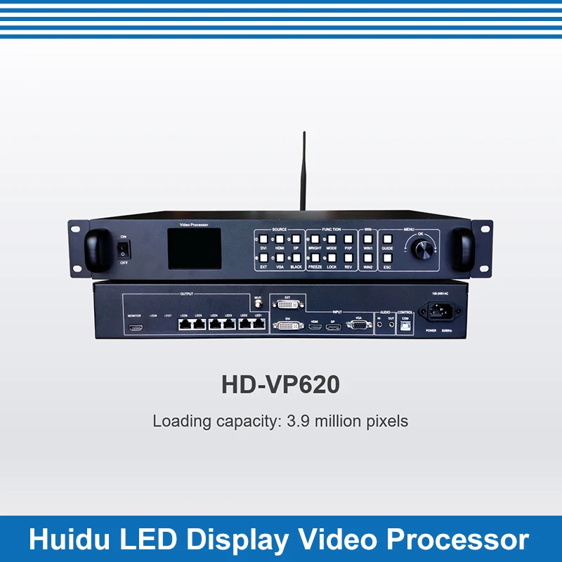 

Huidu HD-VP620 HD-VP820 LED display Video processor + Sending card 2 in 1 video processor