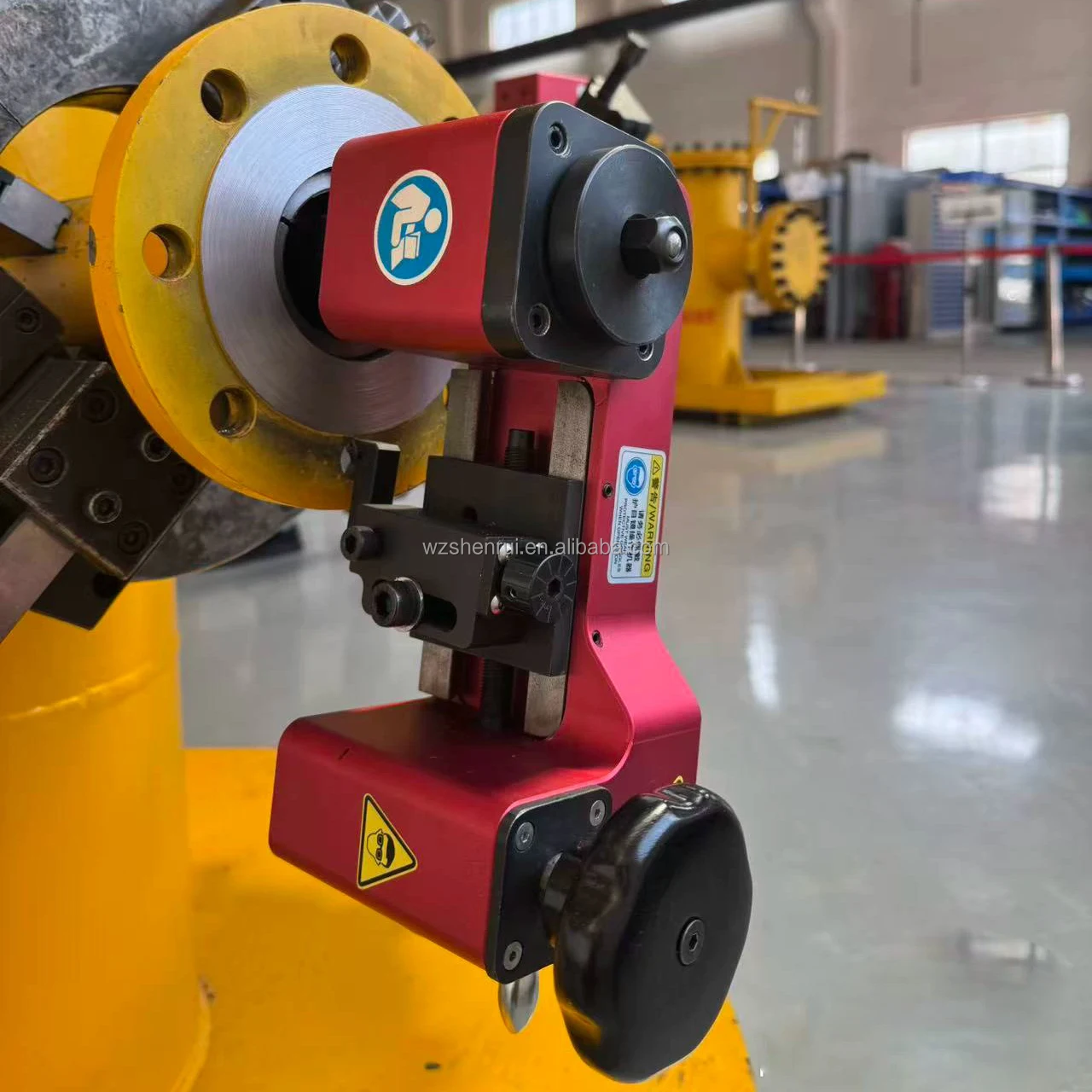 MFC350 Eco-friendly Flange Beveling Facing Tool Hand Operate Inter Clamp Steel Pipe Flange Facing Machine With CE Certification