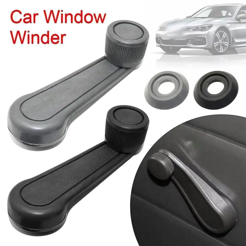 

New Universal Car Window Crank Handle Replaces with Gasket Window Winding Handles Door Lever Handle Auto Interior Accessories