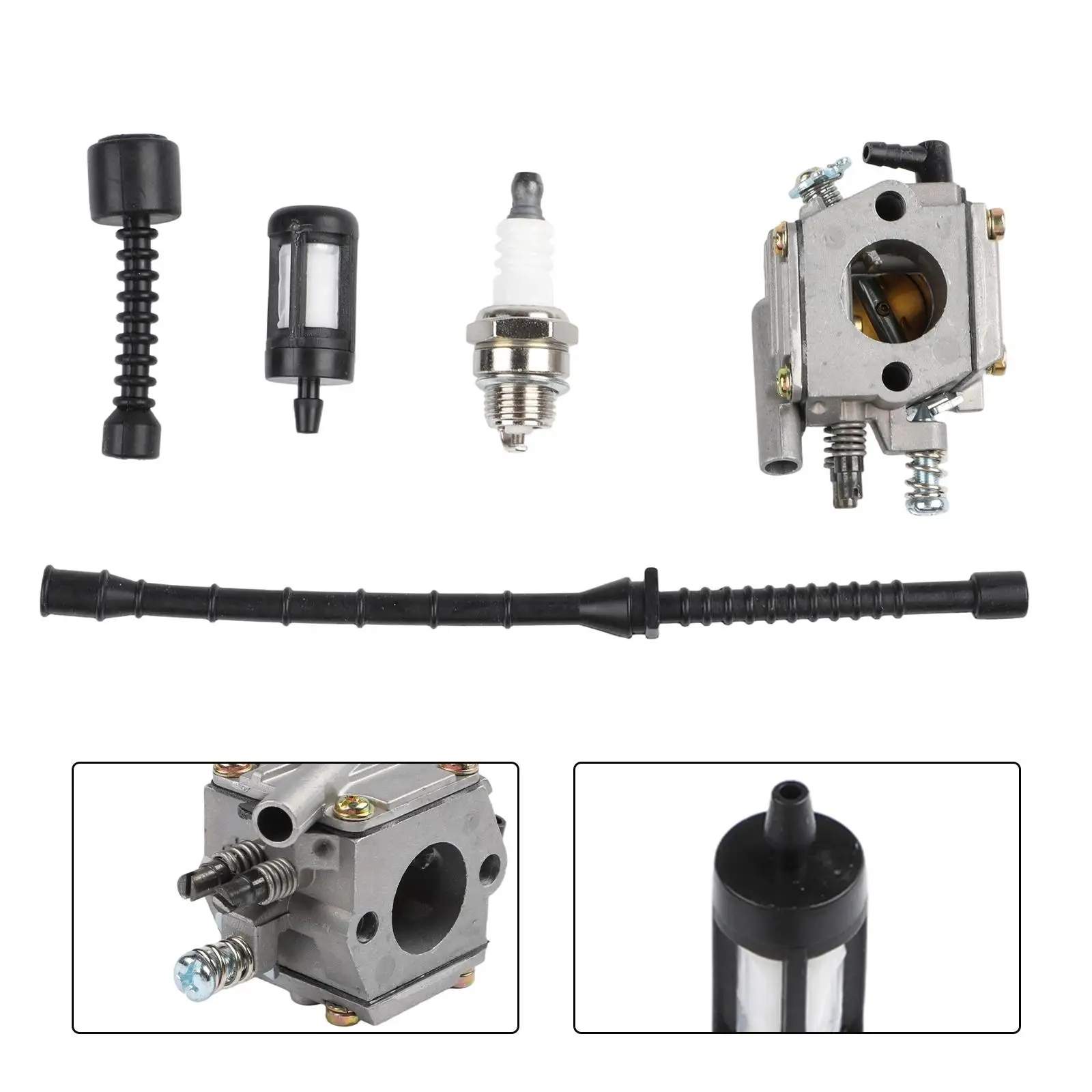 Complete Carburetor Assembly for 038 MS380 MS381 038AV Super For Magnum For Chainsaw with Integrated Fuel System Parts