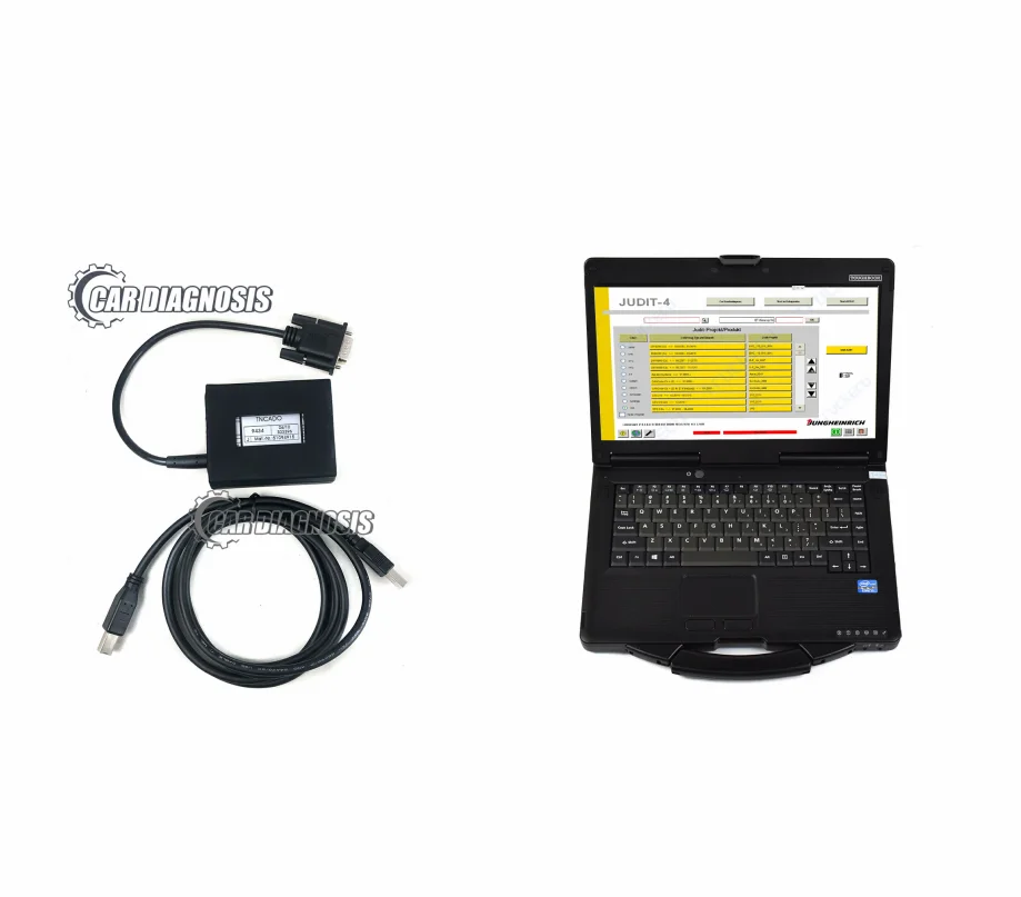 

Forklift Diagnostic Jungheinrich 4 Judit box Incado for JUDIT Interface for jeti auto Diagnostic tool+toughbook CF53 laptop