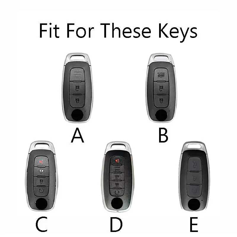 Zinc Alloy Car Remote Key Case For Infiniti Q50 Q60 Q70 QX50 QX60 QX70 G25 FX JX35 FX25 FX35 EX35 FX37 For INFINITI Key Cover