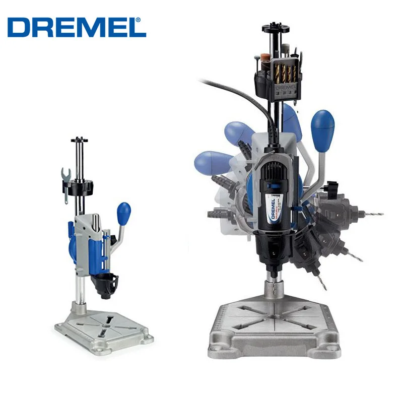 Imagem -05 - Dremel Rotary Tool Attachment Conversor de Ângulo Direito Eixo Flexível Aperto Escudo Mesa do Roteador Guia do Cortador Kit de Vise Suporte de Ferramenta Rotativa