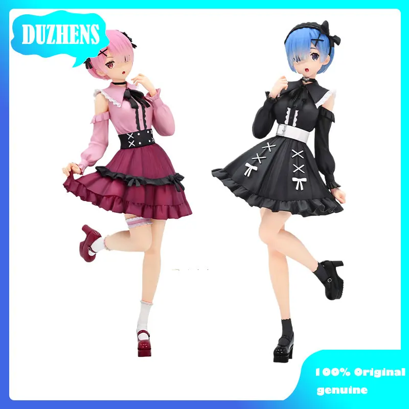 

100% TAITO FuRyu Original:Re:Zero REM Sweet Girl 1/8 PVC Action Figure Anime Figure Model Toys Figure Collection Doll Gift