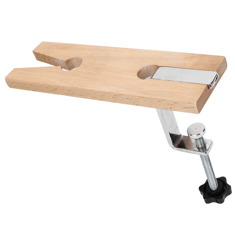 Adjustable V Slot Design Jewelers Bench Pin V-Shaped Design Bench Pin Clamp Jewelry Processing Tools Jewelry Cutting