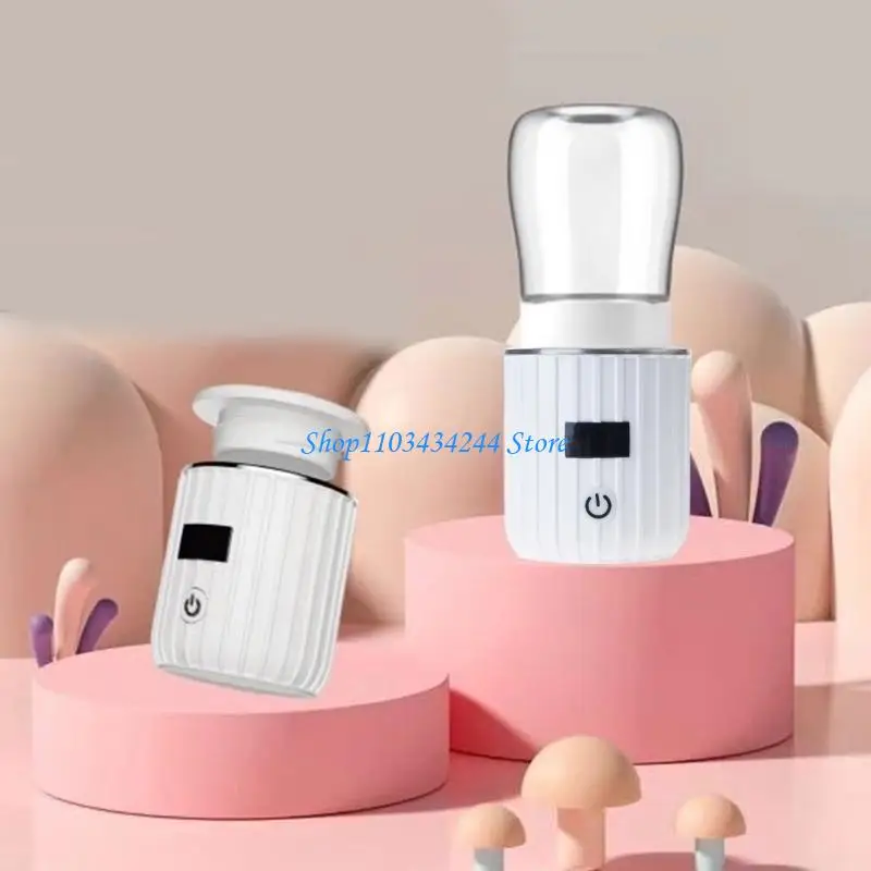 Easy to Use Portable Bottle Warmer for Trip Rapid Heating with Intelligent Temperature Control & Digital Display White