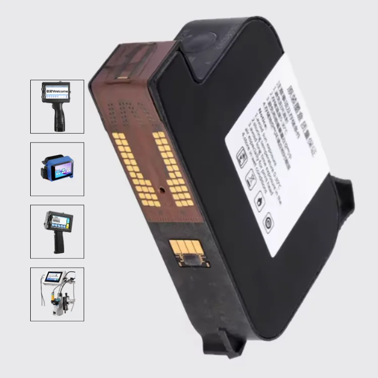 

TIJ 12.7mm/25.4mm Color Ink Cartridge Quick Dry High Adhesion Universal Unlocked for Thermal Inkjet Printers