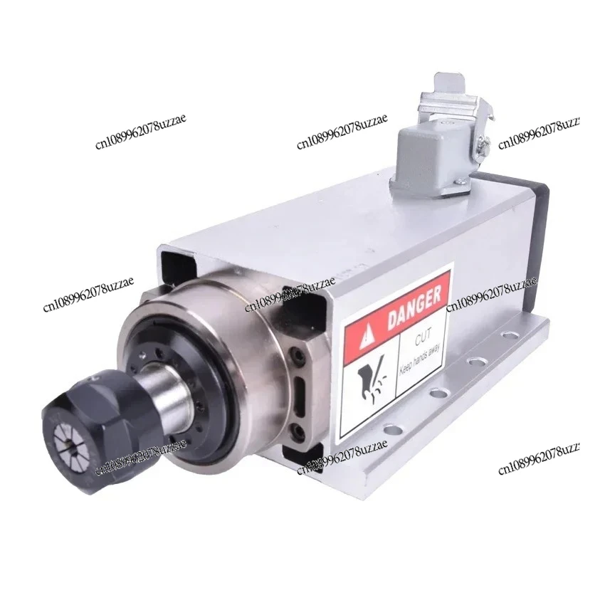 

2.2kw ER20 Square Air Cooled Spindle Motor Runout-off 0.01mm, 220V Spindle Motor,4 Ceramic Bearing,Engraving Milling Grind