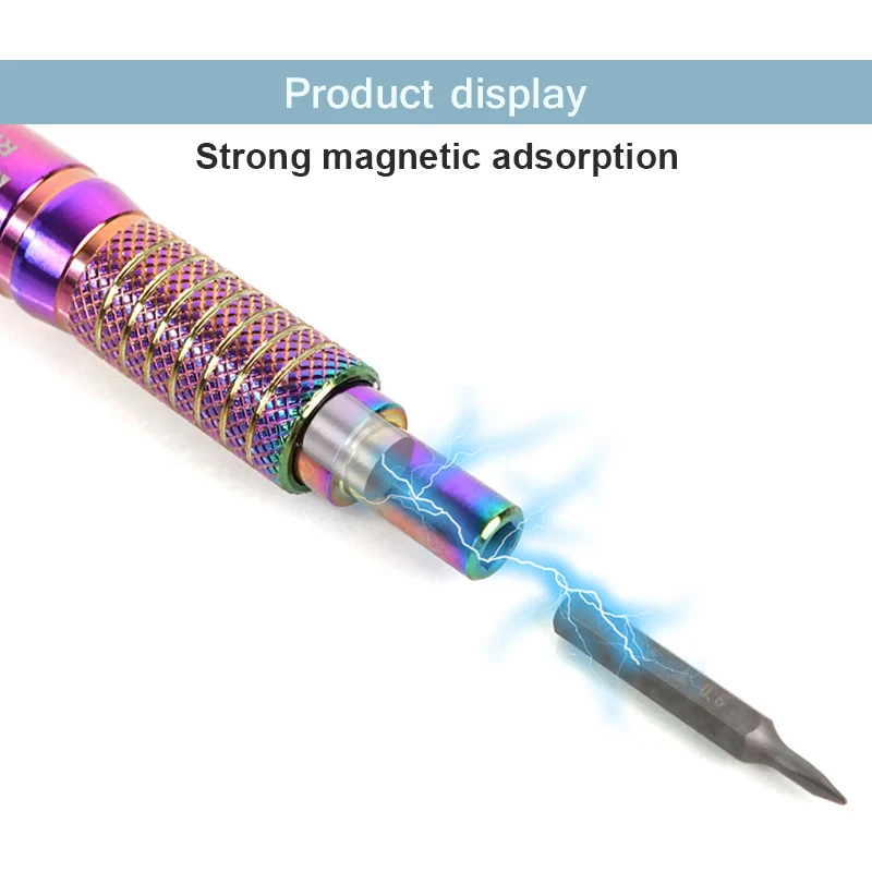 RELIFE RL-723 Precision Interchangeable Torque Screwdriver Set Non-Slip Phones Tablet PC Opening Repair Disassemble Tools