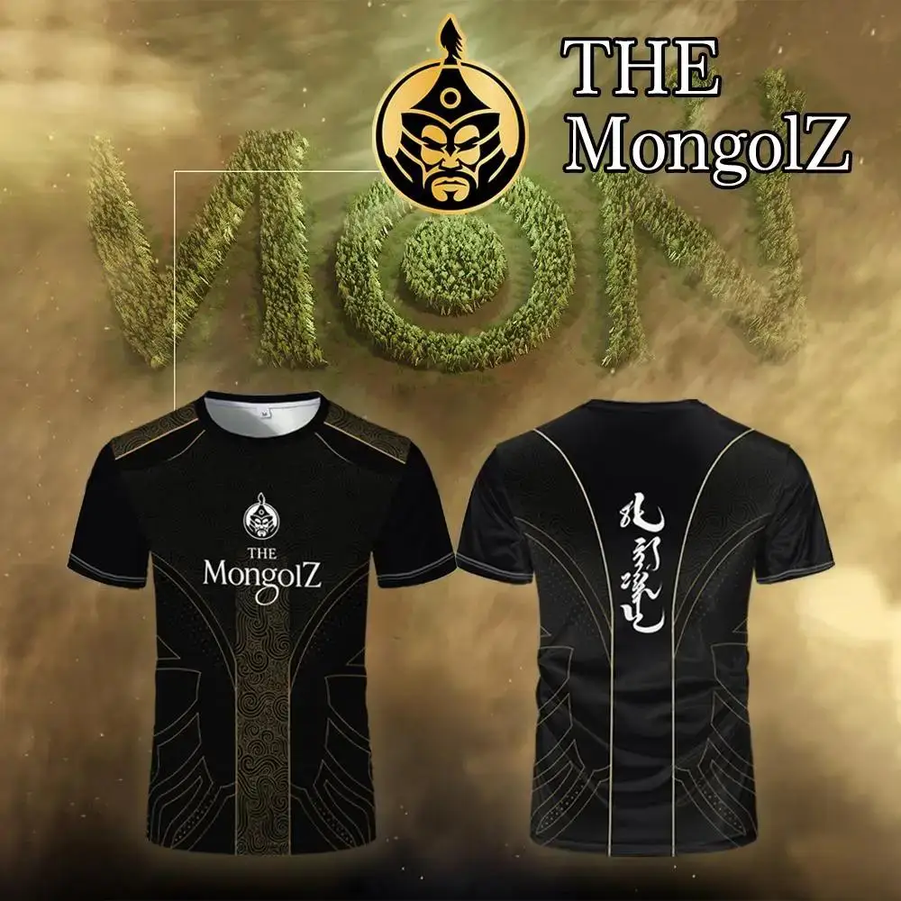 2025 New CSGO Pro League Team Training Jerseys The Mongolz Club CS2 Player Custom Uniforms Men's And Women's Fan T-shirts