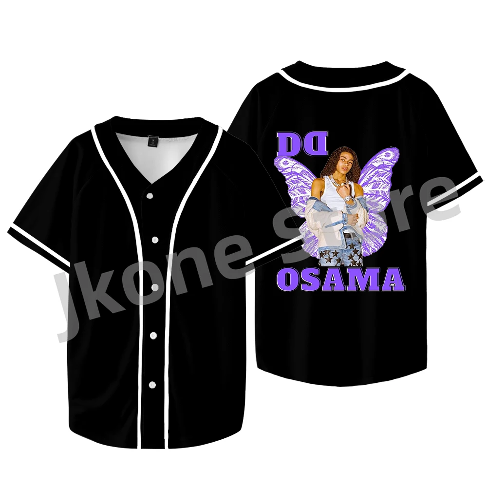 DD Osama Baseball Jacket Here 2 Stay Album Merch Women Men Fashion Casual Short Sleeve Tee