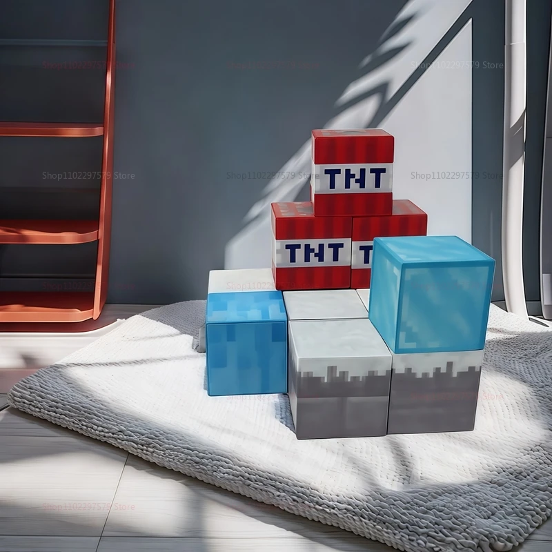 300 bloques de construcción magnéticos Mine World juego de cubos magnéticos para niños niñas niños 3 + juguete de vástago creativo DIY modelo sensorial regalos de vacaciones