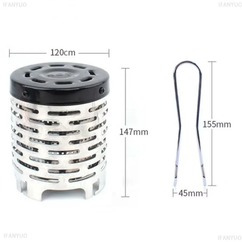 Stainless Steel Heating Cover Outdoor Camping Heating Stove Infrared Heater Camping Baking Stove Cassette Baking Stove - view 5