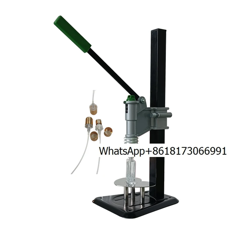 XS02 Source Manufacturer Manual Perfume Crimping Machine Collar Capping Bottle Crimping Machine