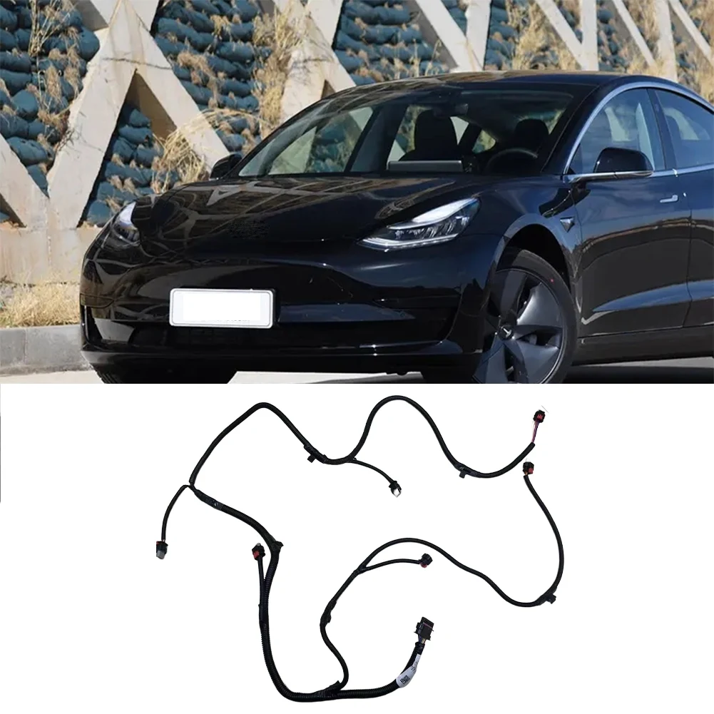 AT02-1067959-00-E Car Rear Bumper Wiring Harness For Tesla Model 3 2019-2020 Parking Sensor Line Harness 5031128 1106795900E