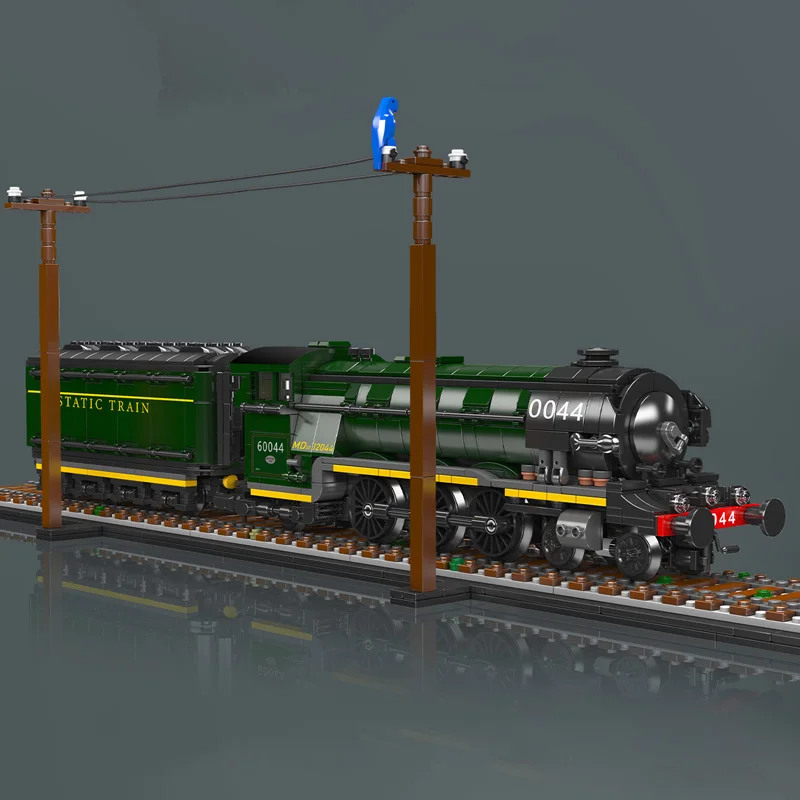 1766 STKS Mold King 12044 Flying Scotsman Spoorweg Bouwstenen Montage Trein Set Educatief Speelgoed Kinderen Geschenken