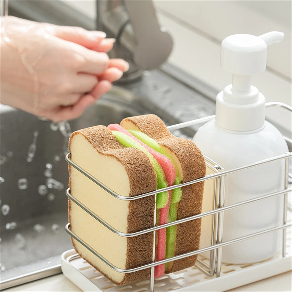 Pot Brush Durable Kitchen Essentials Creativity Popular Cute Best Choice Multipurpose Cleaning Sponge Cleaning Supplies Rag