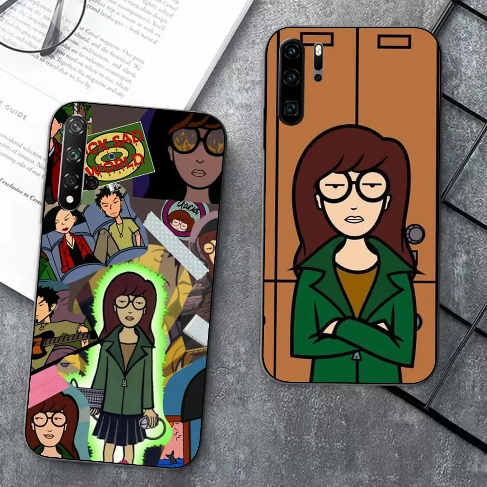 Cartoon D-Daria Phone Case For Huawei P 8 9 10 20 30 40 50 Pro Lite Psmart Honor 10 lite 70 Mate 20lite